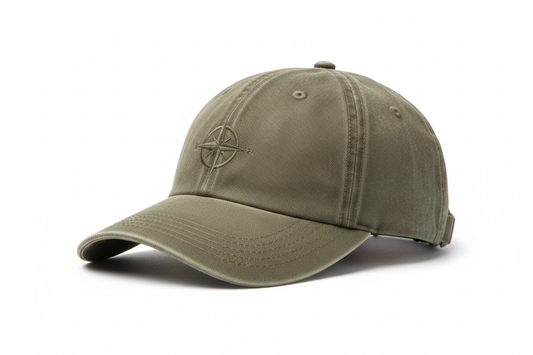 Olive earth-tone men's cap